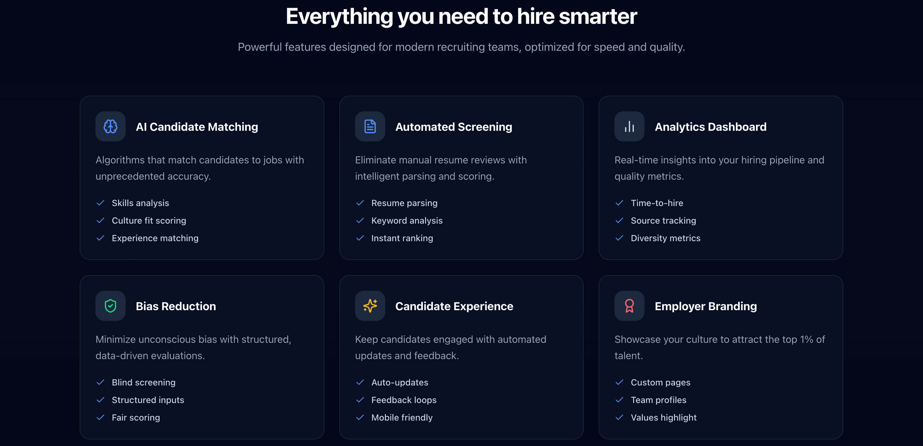 Features Section Dark