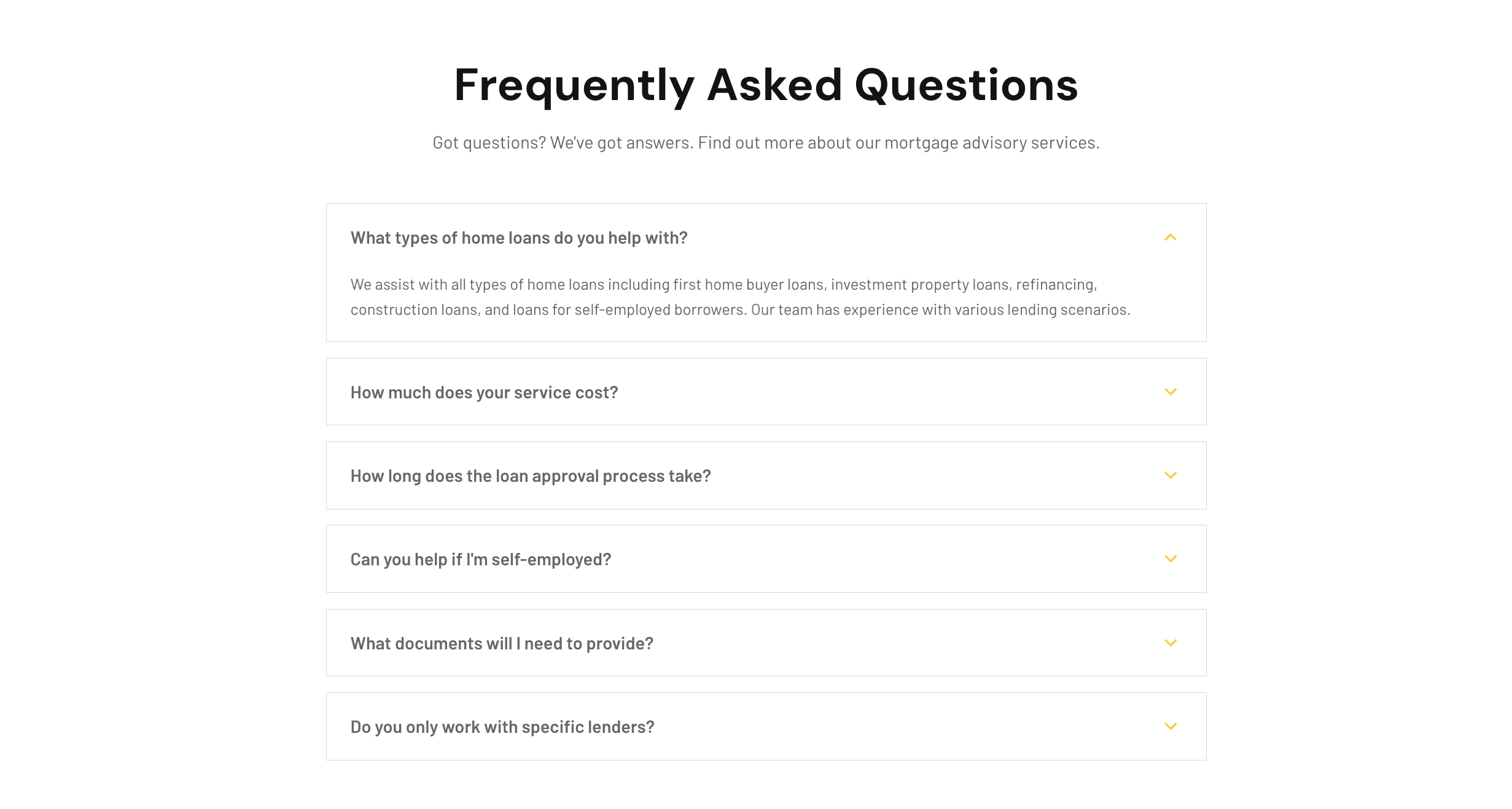 FAQ Section